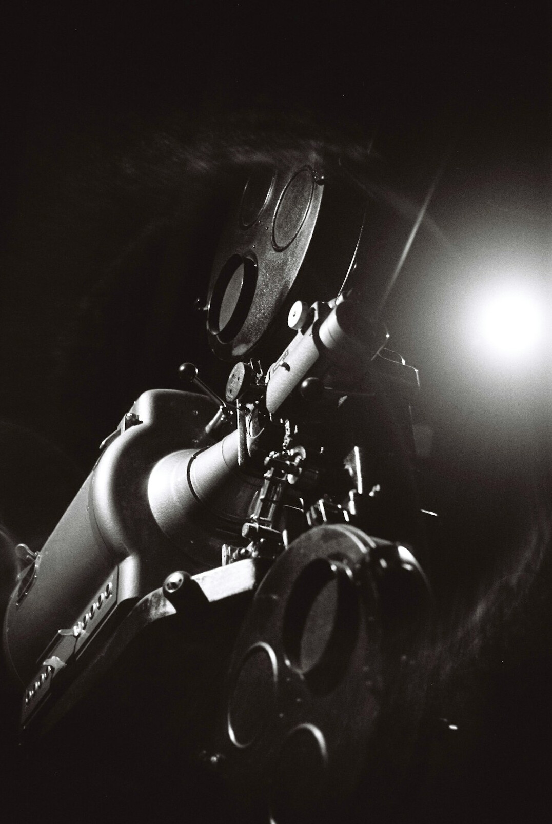Film and broadcast camera with studio lighting